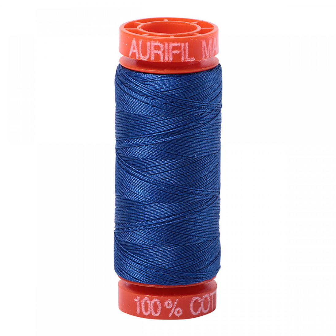 Aurifil ~ Mako Cotton Embroidery/Sewing Thread 50wt 220yds Med Blue ~ 2735