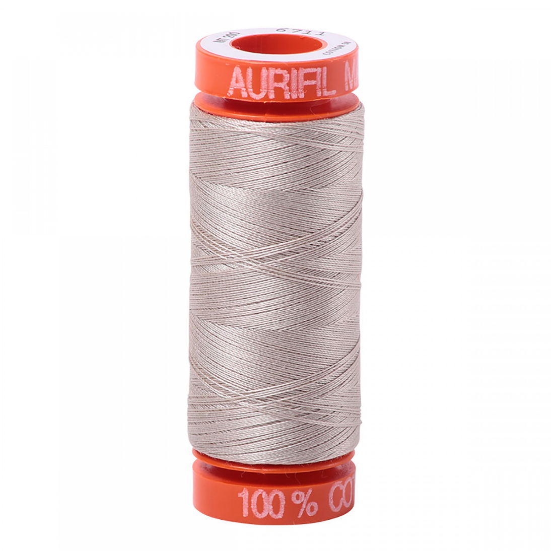 Aurifil ~ Mako Cotton Embroidery/Sewing Thread 50wt 220yds Pewter ~ 6711