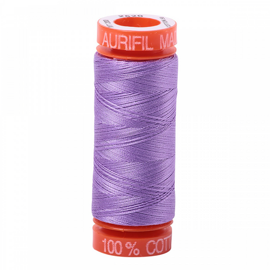 Aurifil ~ Mako Cotton Embroidery/Sewing Thread 50wt 220yds Violet ~ 2520