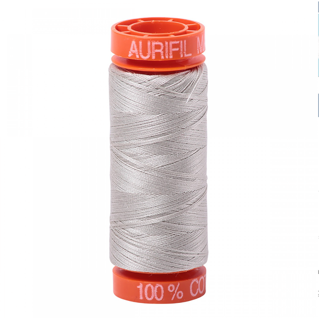 Aurifil ~ Mako Cotton Embroidery/Sewing Thread 50wt 220yds Moonshine ~ 6724