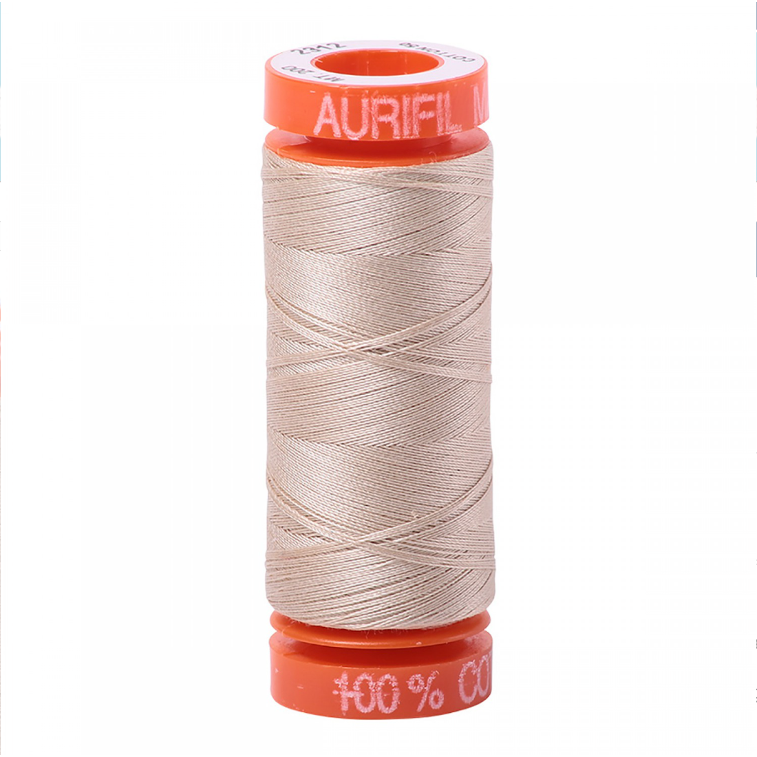 Aurifil ~ Mako Cotton Embroidery/Sewing Thread 50wt 220yds Ermine ~ 2312