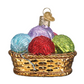 Old World Christmas ~ Basket of Yarn Ornament
