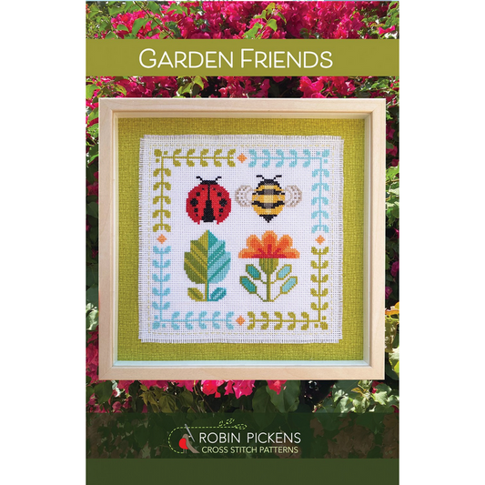 Robin Pickens ~ Garden Friends Cross Stitch Pattern