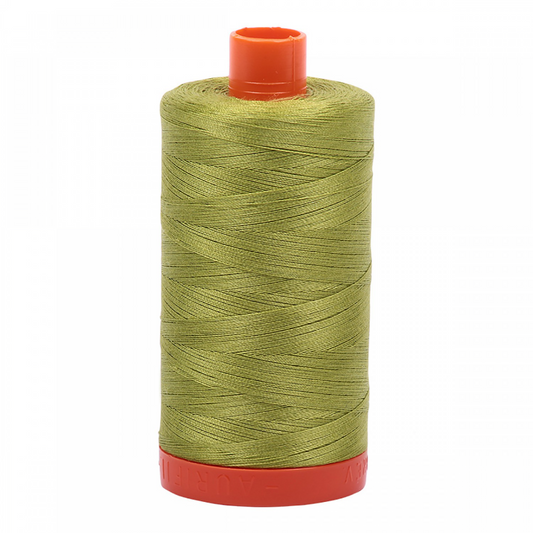 Aurifil ~ Mako Cotton Embroidery/Sewing Thread 50wt 1422yds Light Leaf Green ~ 1147