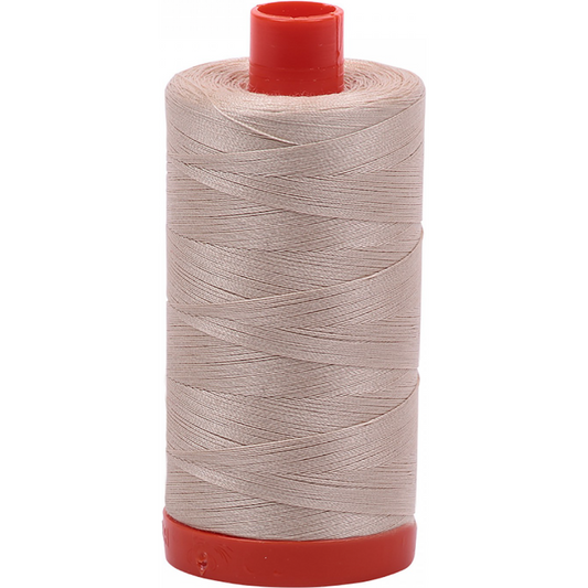 Aurifil ~ Mako Cotton Embroidery/Sewing Thread 50wt 1422yds Ermine ~ 2312