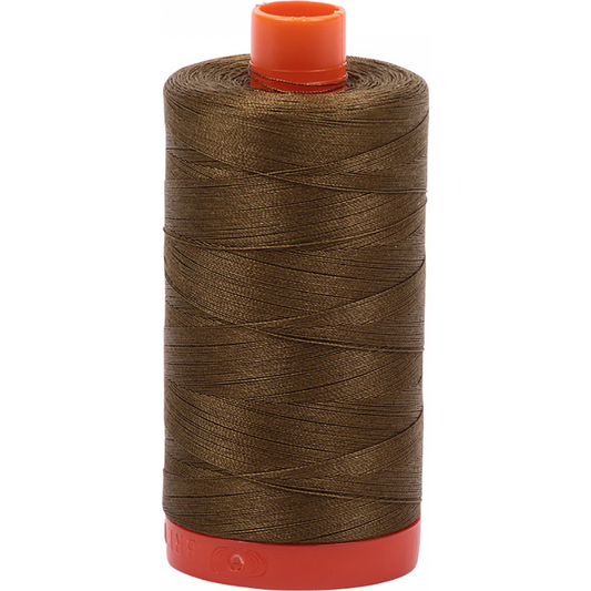 Aurifil ~ Mako Cotton Embroidery/Sewing Thread 50wt 1422yds Dark Olive ~ 4173
