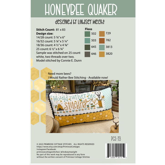 Primrose Cottage | Honeybee Quaker Pattern