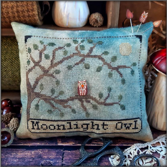 Puntini Puntini ~ Moonlight Owl Pattern with Button