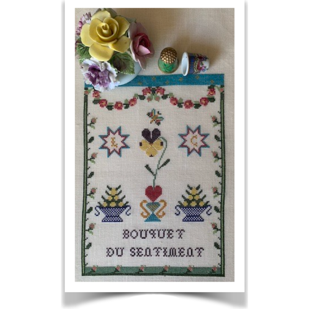 Reflets de Soie ~ Bouquet du Sentiment Reproduction Sampler