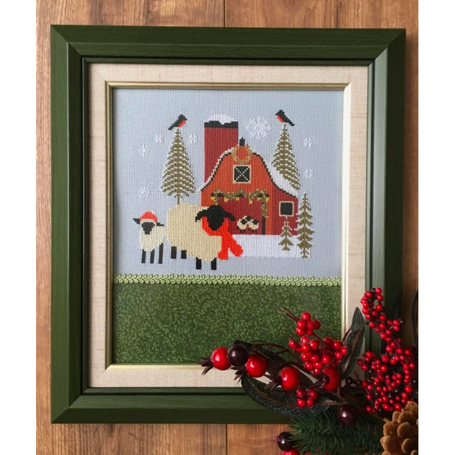 Twin Peak Primitives ~ Christmas Barn Pattern