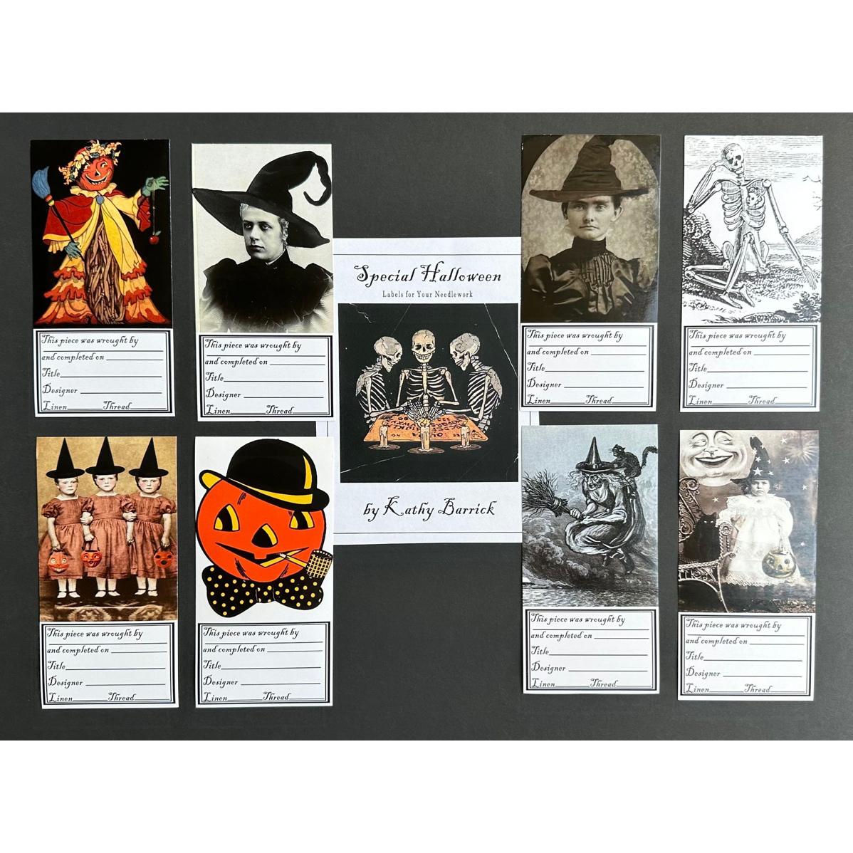 Kathy Barrick | Halloween Needlework Labels