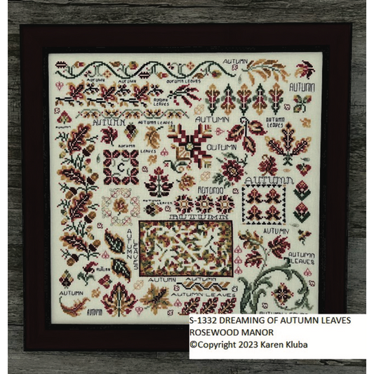 Rosewood Manor ~ Dreaming of Autumn Leaves Pattern