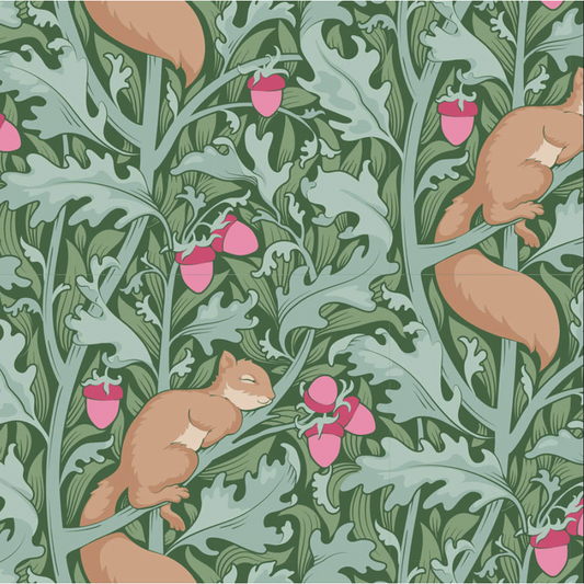 Tilda Fabrics ~ TIL100540 ~ Squirreldreams ~ Sage