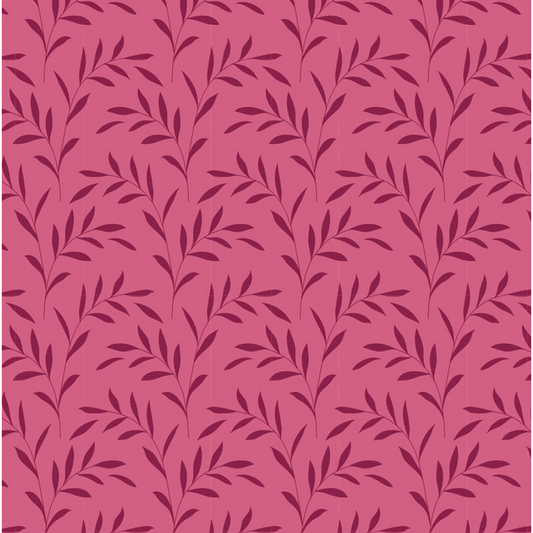 Tilda Fabrics ~ TIL110089-Olivebranch-Old-Rose