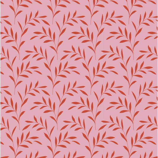 Tilda Fabrics ~ TIL110087 ~ Olivebranch ~ Blush