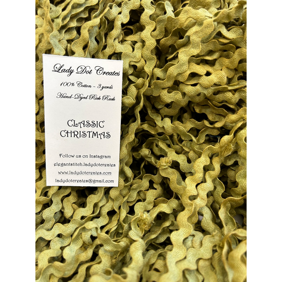 Lady Dot Creates ~ Rick Rack Trim - Classic Christmas