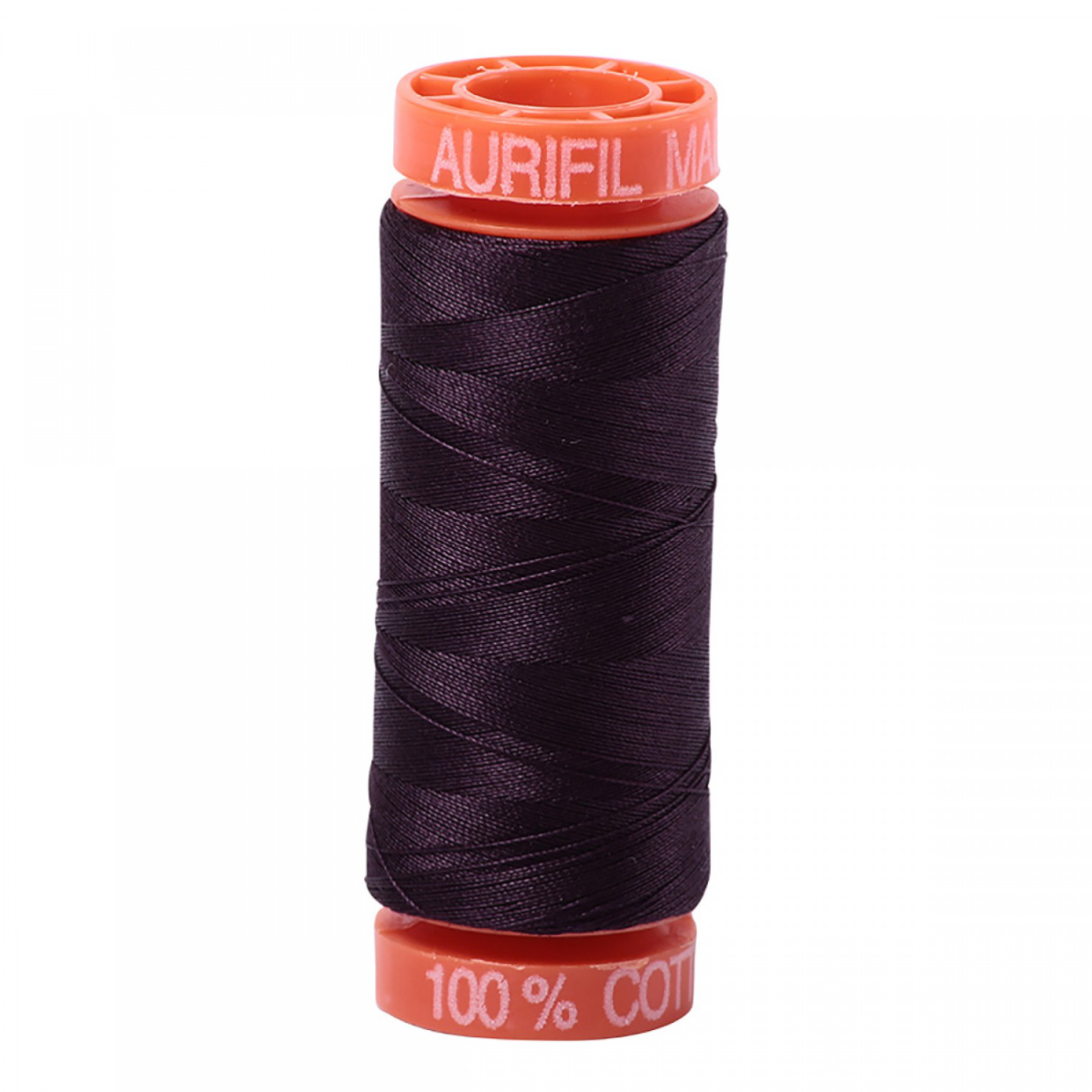 Aurifil ~ Mako Cotton Embroidery/Sewing Thread 50wt 220yds Aubergine ~ 2570