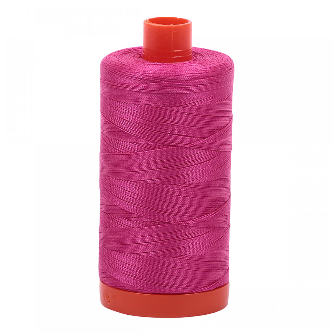 Aurifil ~ Mako Cotton Embroidery/Sewing Thread 50wt 1422yds Fuchsia ~ 4020