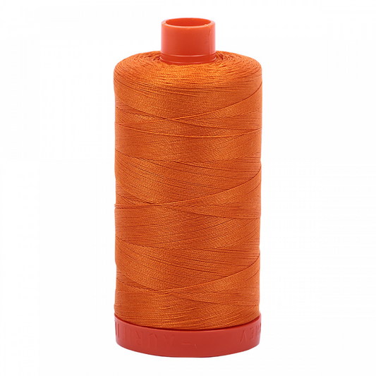 Aurifil ~ Mako Cotton Embroidery/Sewing Thread 50wt 1422yds Bright Orange ~ 1133