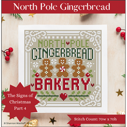 Shannon Christine Designs ~ North Pole Gingerbread Pattern