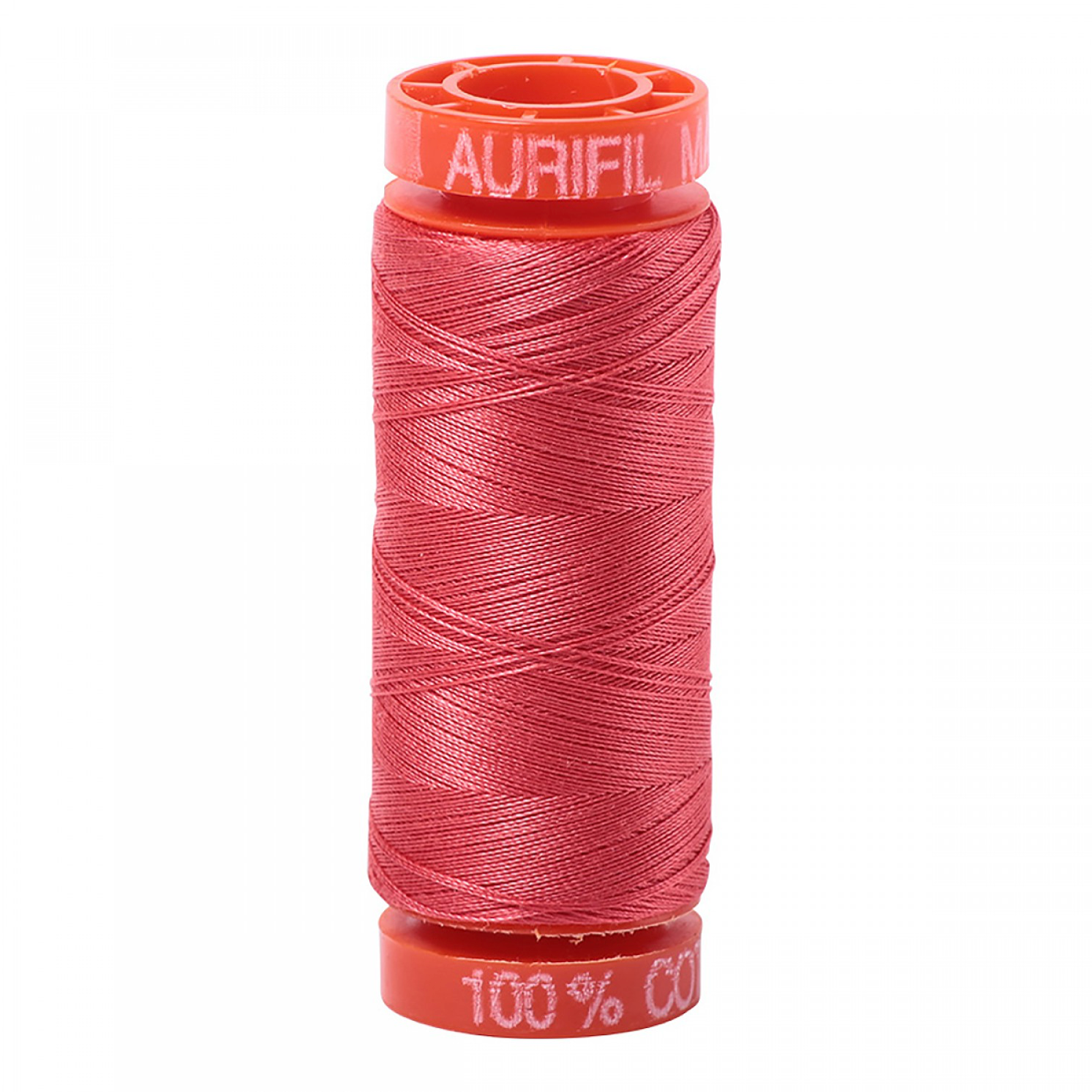 Aurifil ~ Mako Cotton Embroidery/Sewing Thread 50wt 220yds Med Red ~ 5002