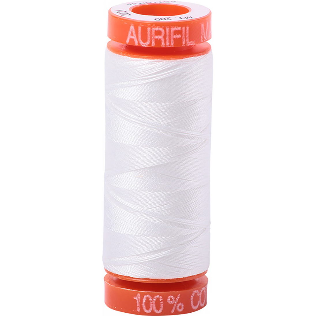 Aurifil ~ Mako Cotton Embroidery/Sewing Thread 50wt 220yds Natural White ~ 2021