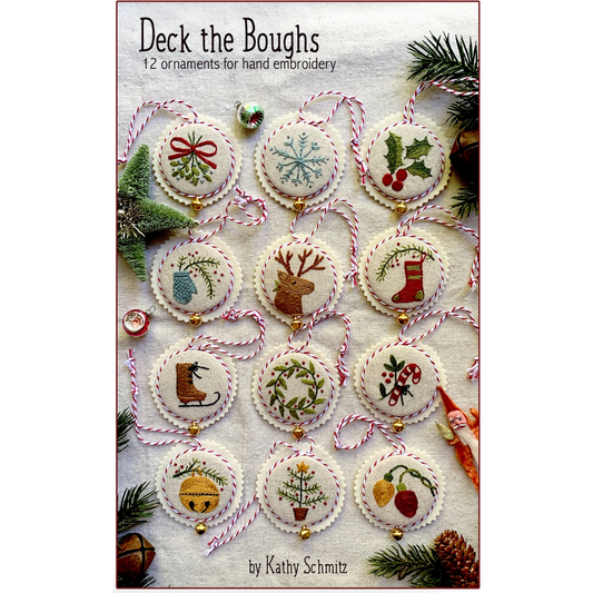 Kathy Schmitz ~ Deck the Boughs Embroidery Pattern