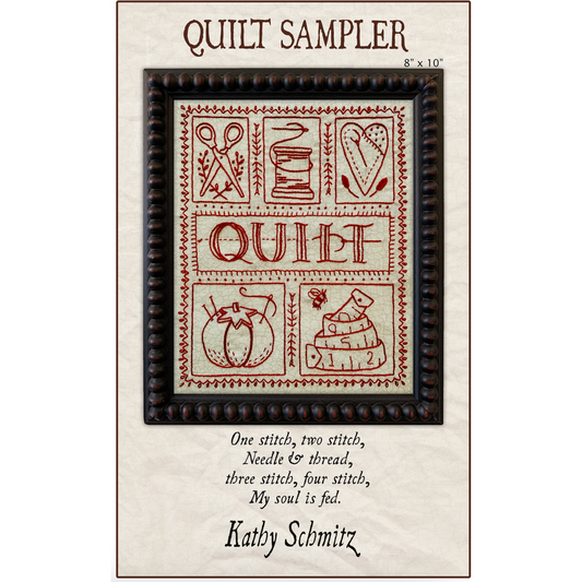 Kathy Schmitz ~ Quilt Sampler Embroidery Pattern