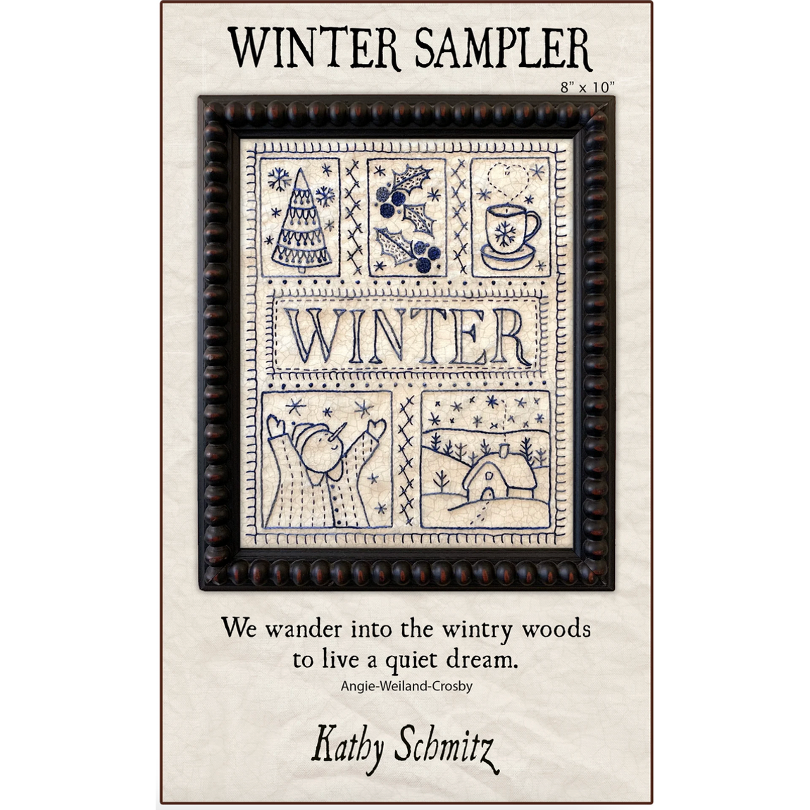 Kathy Schmitz ~ Winter Sampler Embroidery Pattern