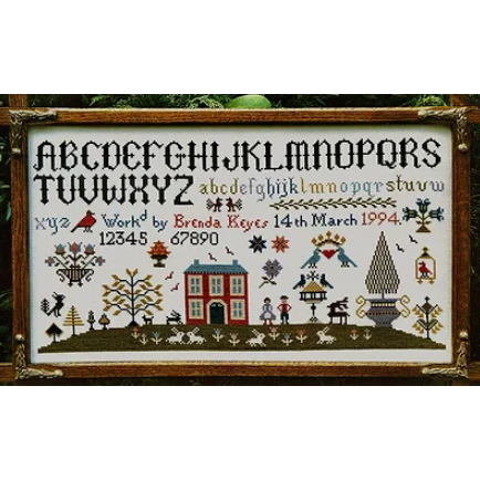 The Sampler Company ~ House on the Hill Sampler Pattern