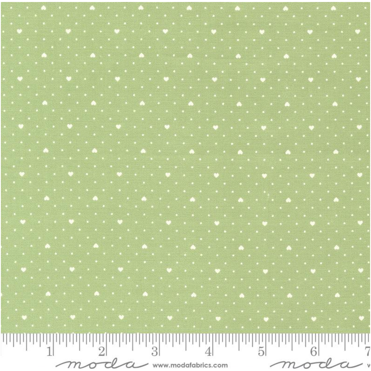 Lighthearted ~ Heart Dot Green 55298 19