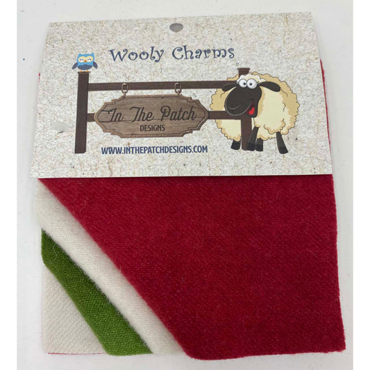 In The Patch Designs Wooly Charms ~ Candy Cane
