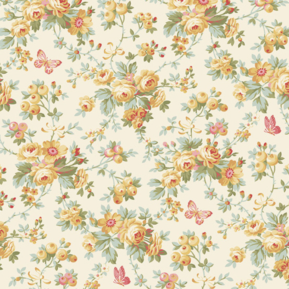 French Mill by Andover Fabrics - Butterflies A-736-L