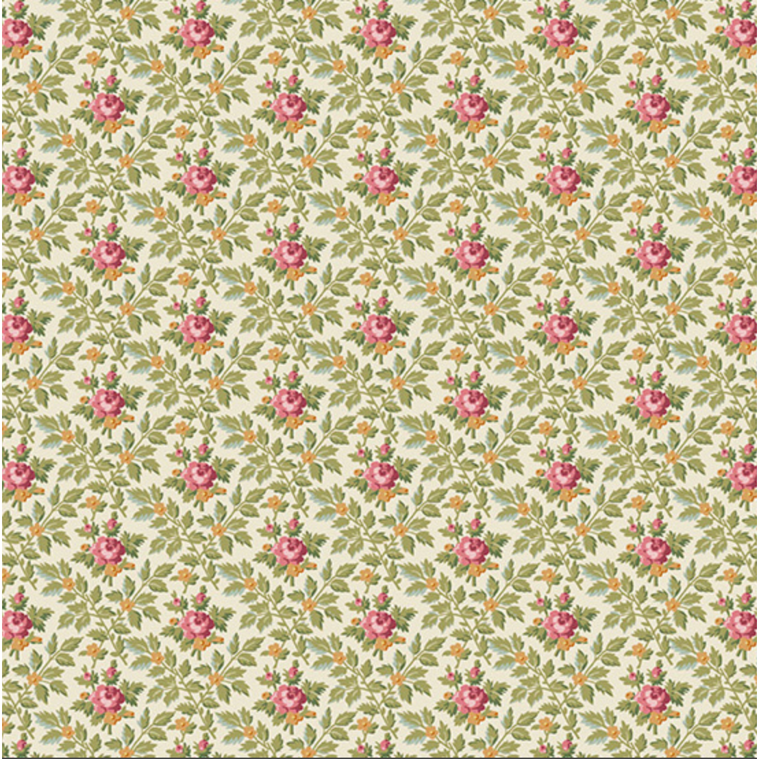 French Mill by Andover Fabrics - Wallpaper Roses A-737-L