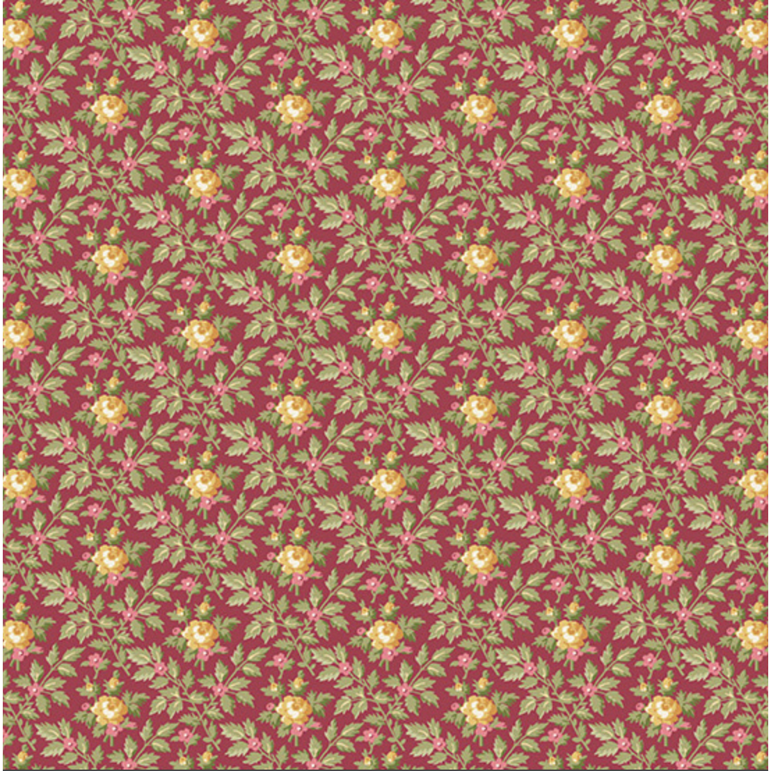 French Mill by Andover Fabrics - Wallpaper Roses A-737-R