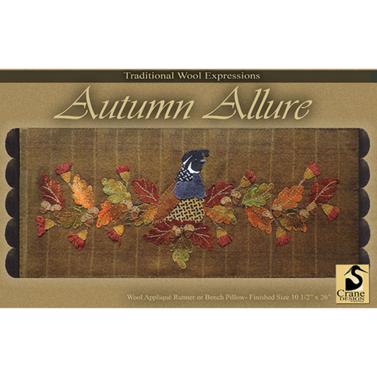 Crane Design | Autumn Allure Wool Applique Pattern