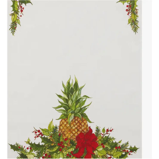 Sally Eckman Roberts Designs ~ Holiday Hospitatlity Tea Towel 18" x 25"
