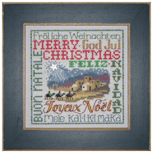 2023 Winter Buttons & Beads  ~ Christmas Greetings Cross Stitch Kit