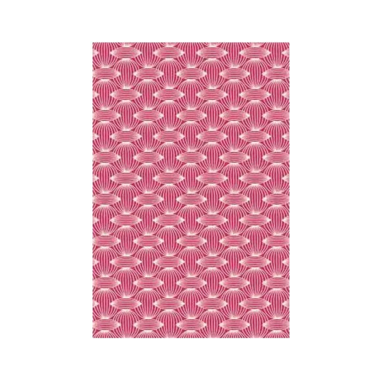 Sajou Coated Cotton Fabric ~ Plaisirs de la Campagne Pink 2