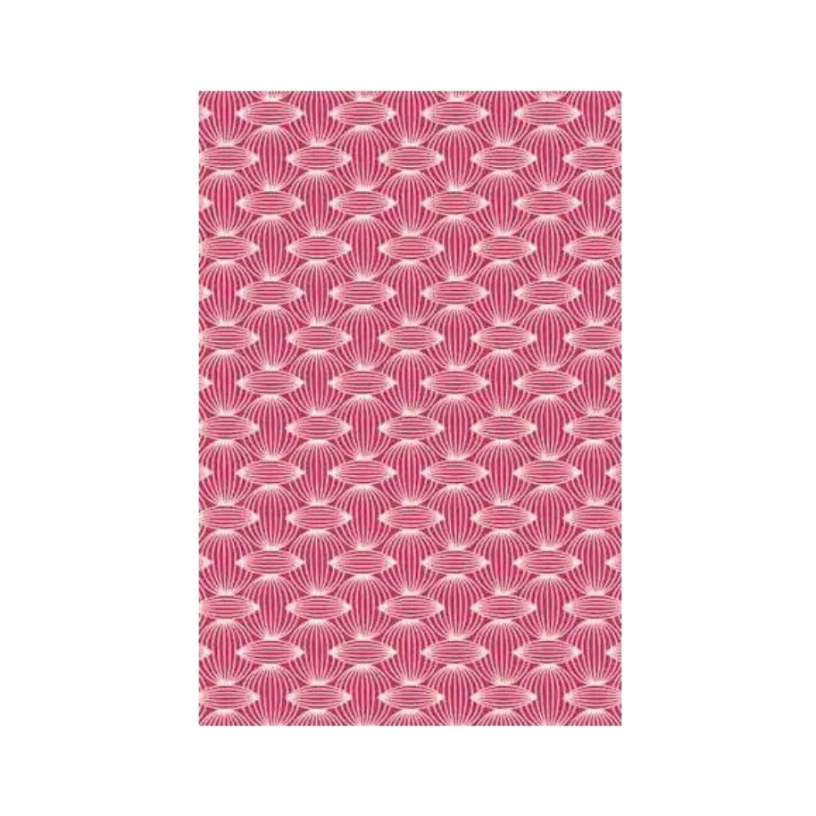 Sajou Oilcloth Fabric | Plaisirs de la Campagne Pink 2