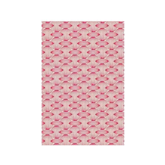 Sajou Coated Cotton Fabric ~ Plaisirs de la Campagne Pink 1