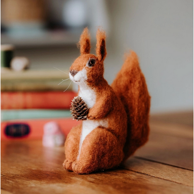 The Crafty Kit Company ~ Highland Red Squirrel Needle Felting Kit