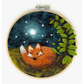 The Crafty Kit Company ~ Sleepy Fox in A Hoop Needle Felting Kit