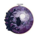 The Crafty Kit Company | Wise Old Owl in A Hoop Needle Felting Kit