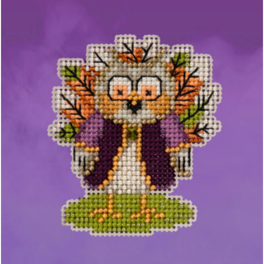 2023 Mill Hill Autumn Harvest ~ Turkey Owl Cross Stitch Kit