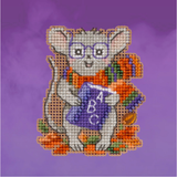 2023 Mill Hill Autumn Harvest ~ School Mouse Cross Stitch Kit
