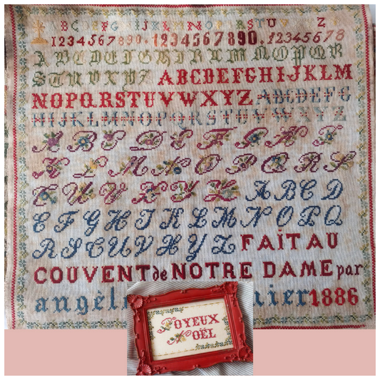 Mojo Stitches ~ Notre Dame Alphabets & Joyeux Noel