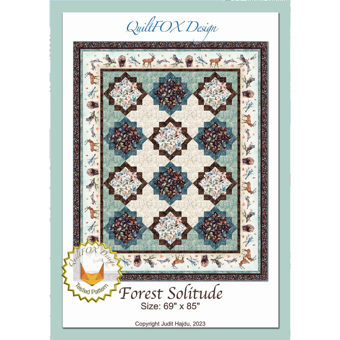 Quilt Fox ~ Forest Solitude Quilt Pattern or Kit – Hobby House Needleworks