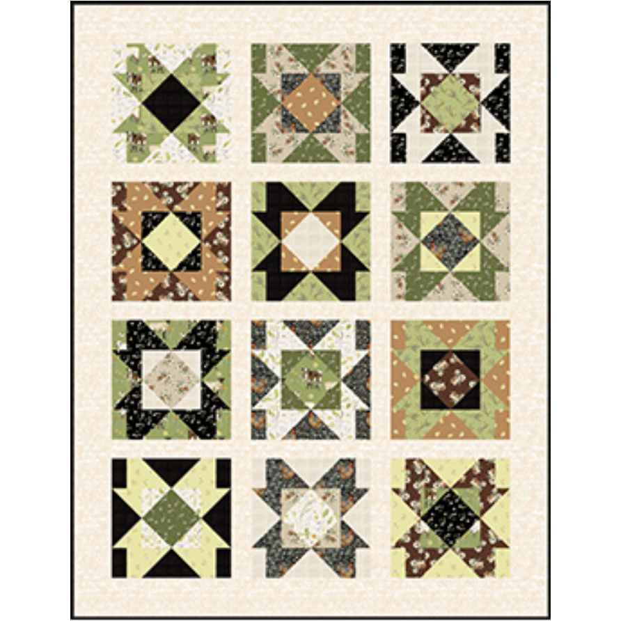 The Blanket Statement Quilt Company ~ Prairie Rose Quilt Pattern