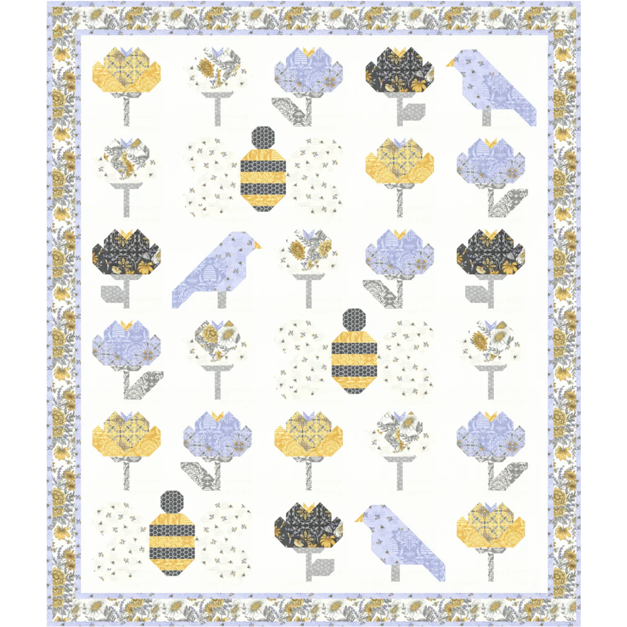 Coach House Designs ~ All Day in the Garden Quilt Pattern